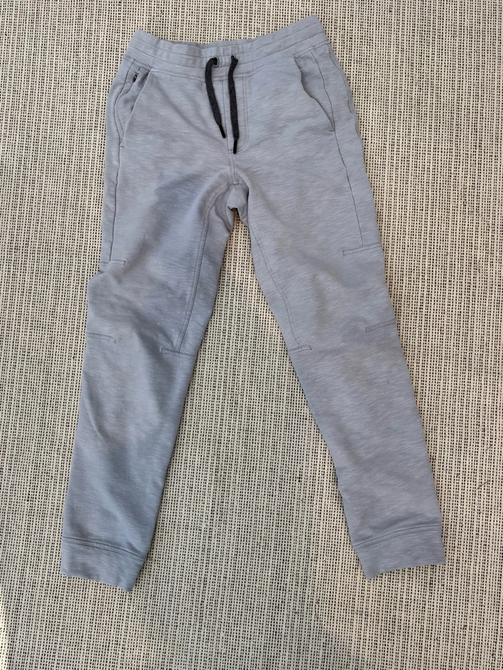 lululemon athletica Gray Jogger Track Pants with Black Drawstring